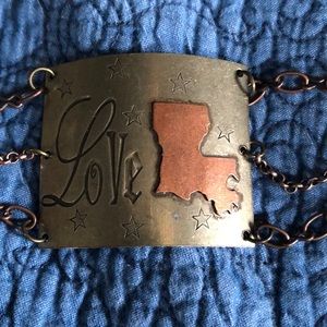 Louisiana handmade bracelet